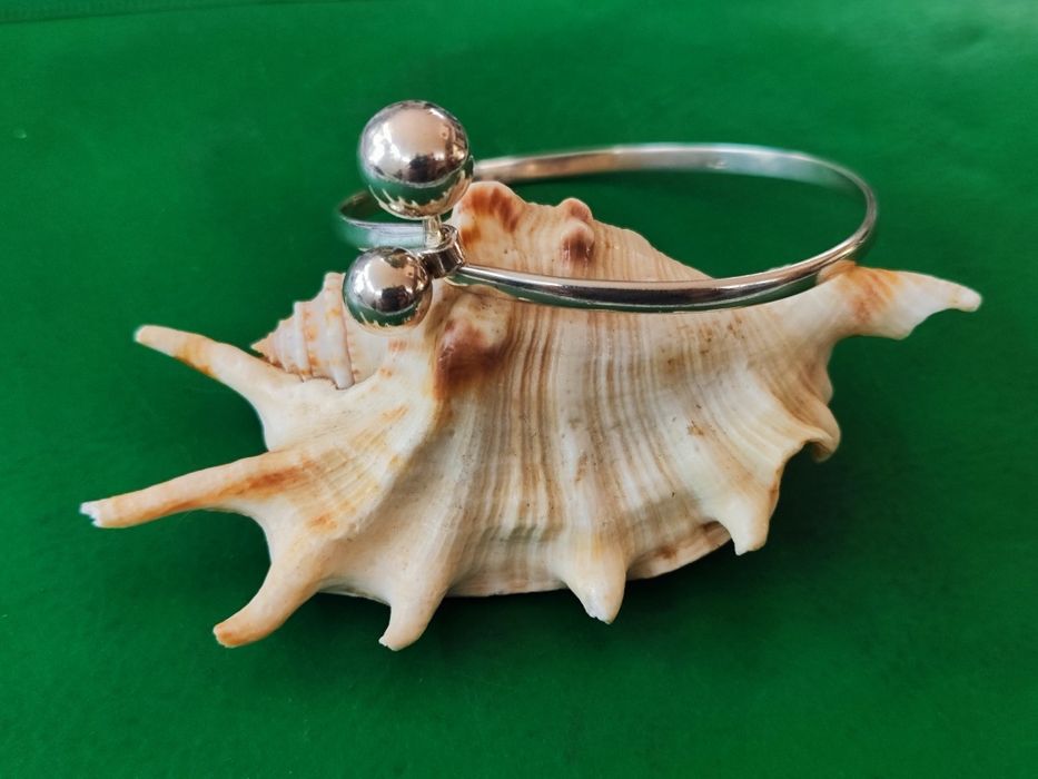 Твърда сребърна гривна 925