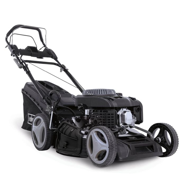 Masina de tuns gazon scheppach ms 225 53 pornire la buton