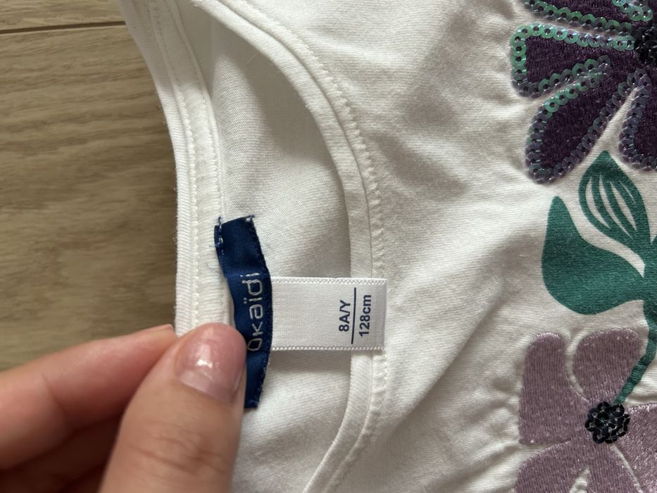 Bluze albe fetite OKAIDI 2 buc