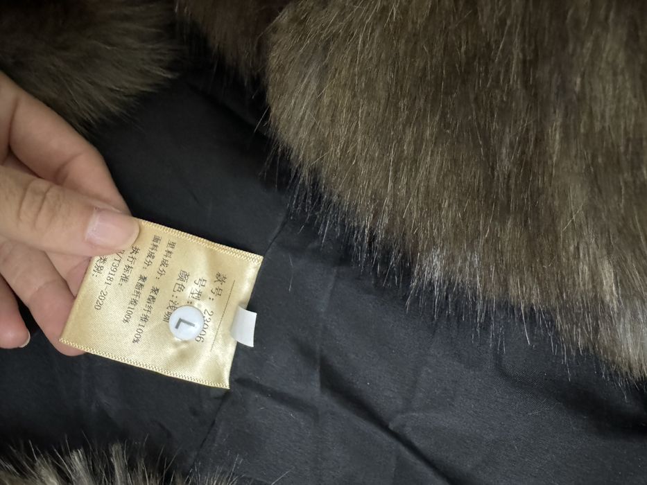 Шуба ЭКО НОВАЯ (под натурэл)
