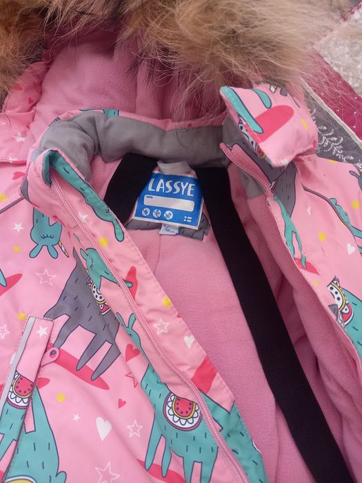 Детский пуховик комбинезон новый