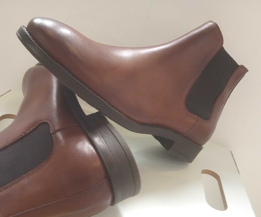 Ghete chelsea 45 plain toe premium Jack & Jones piele naturala moale