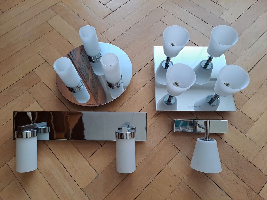 Спот лампи за таван и лампа за стена