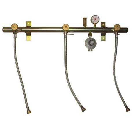 Centralina 3 butelii gpl/propan complet echipata cu regulator
