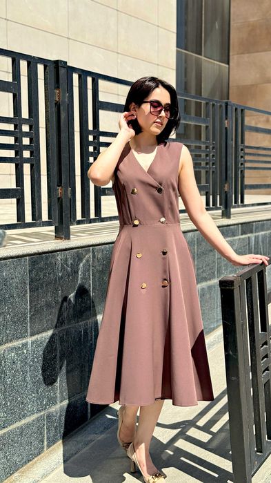 Платье женское, на запах, повседневное, вечернее, миди хлопок, Турция