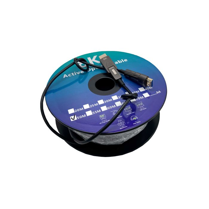 Кабель HDMI – HDMI micro HDMI оптический 50м 8K 2.1v