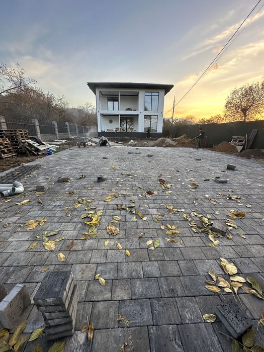 Укладка брусчатки