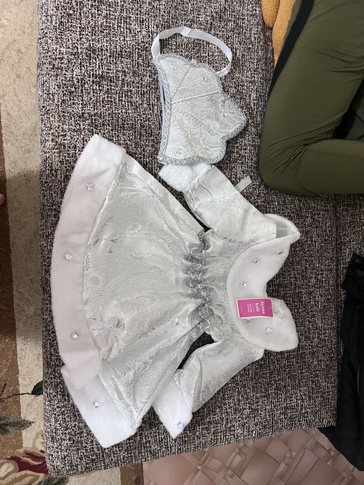 Снегурочка киімі  ақшақар