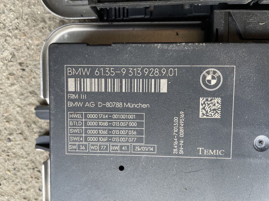 Modul FRM 3 faruri BMW seria F f01 f02 f06 f10 f11 f15 f16