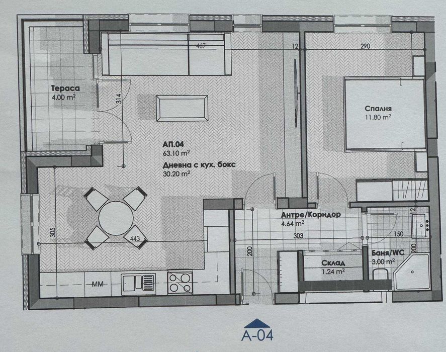 Продава се Двустаен апартамент в Бургас, Сарафово - 76 кв.м за 745 €/кв.м - Снимка #1