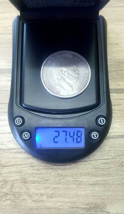 монета серебро Германия 1874год