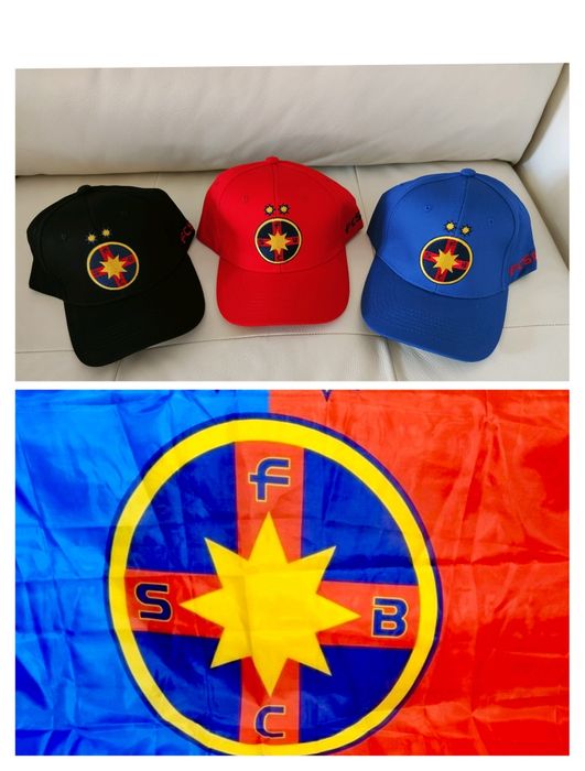 Sapcă FCSB + Steag FCSB 90x150cm ( la alegere )