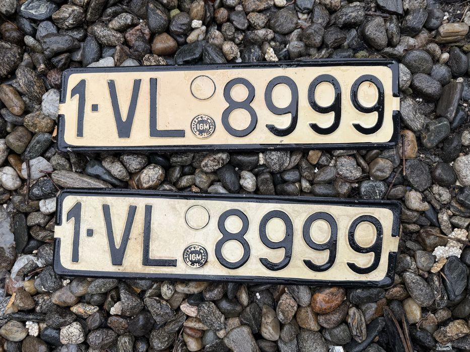 Numere auto vintage vechi Romania Valcea !