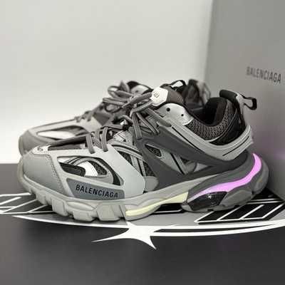 Vand balenciaga track silver, grey LED