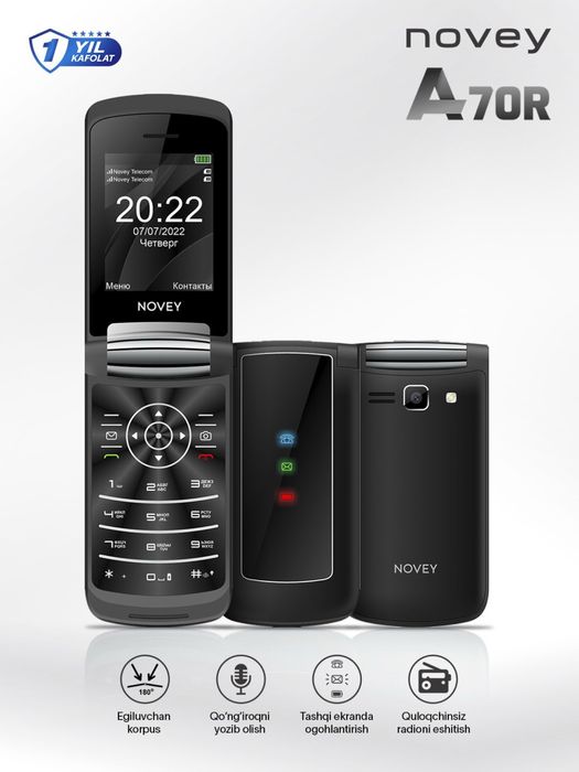 Novey A70R 2sim 1flesh karta