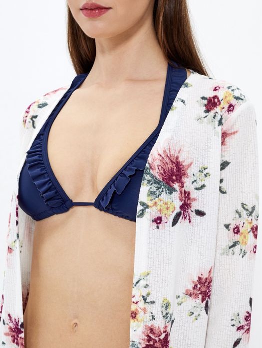 Blazer lung cu imprimeu floral 36