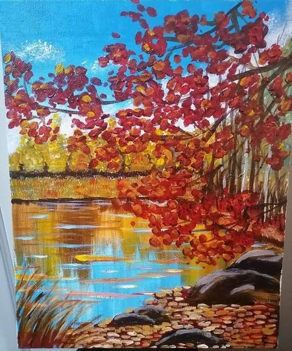 Картини, рисувани с акрилни бои