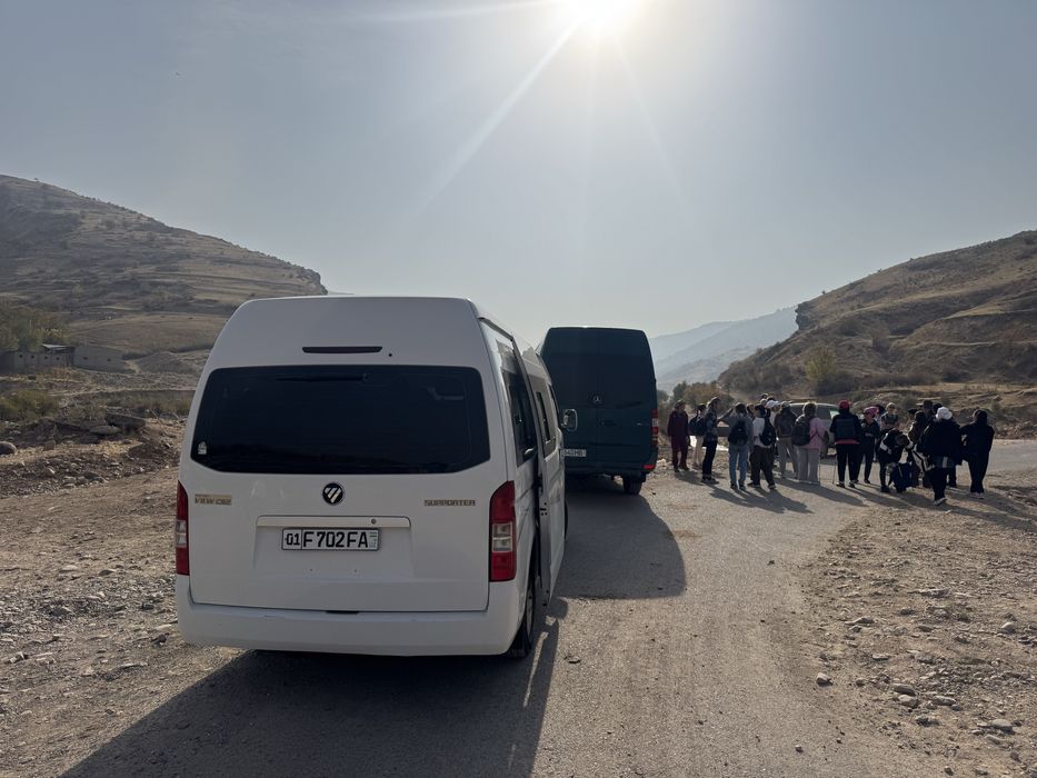 микроафтобус Трансфер по Узбекистану, такси в горы, Амирсай Сукок