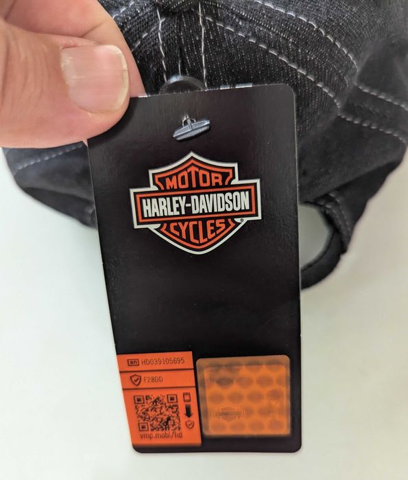 Harley Davidson дънкова шапка за дете 2-4 години от Сащ