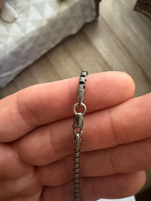 Lant argint rodiat 925 22 grame , 50 cm