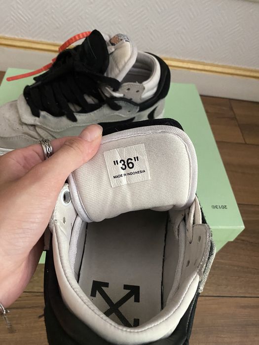 Off-White Suede Low-top Sneakers - Marime 36 IT