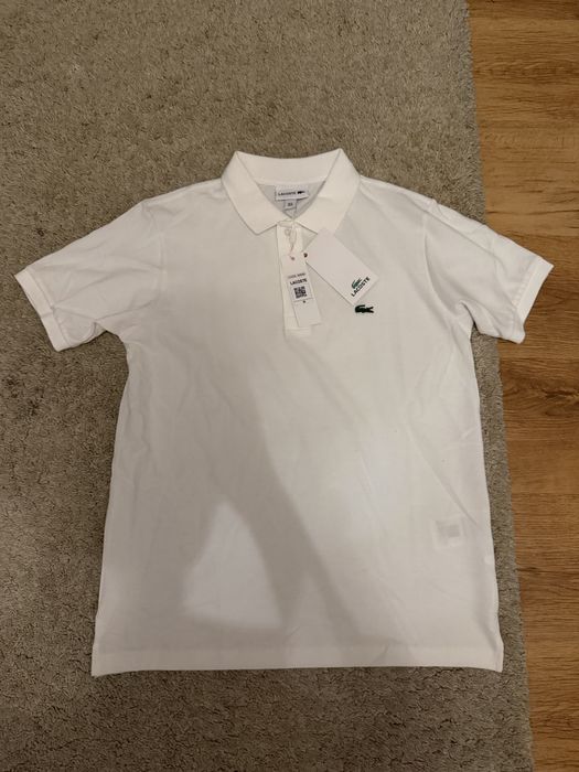 Tricou cu guler Lacoste