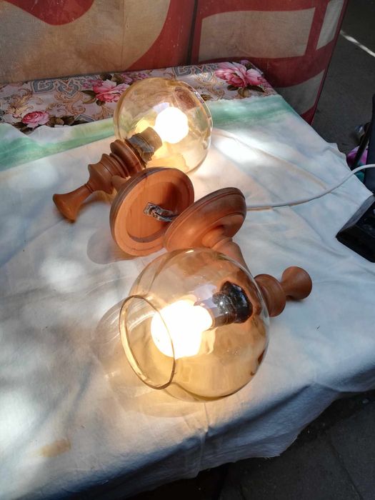 4 броя Дървени аплици