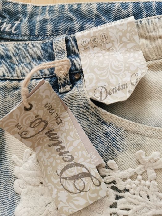 Blugi scurti Denim Co est 1969 marimea 44, 46 noi cu etichete