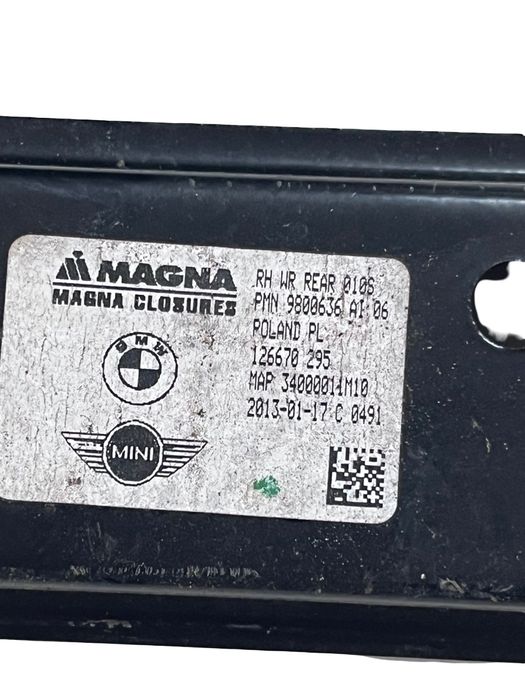Macara Geam Dreapta Spate ( Uk ) Mini Mini Countryman R60 2010 - 2016