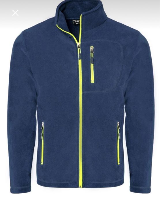 GENIUS Store Мужская флисовая куртка с полной молнией