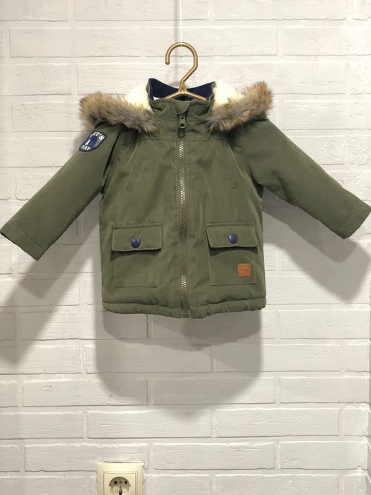 Куртка парка на мальчика 9-12 месяцев