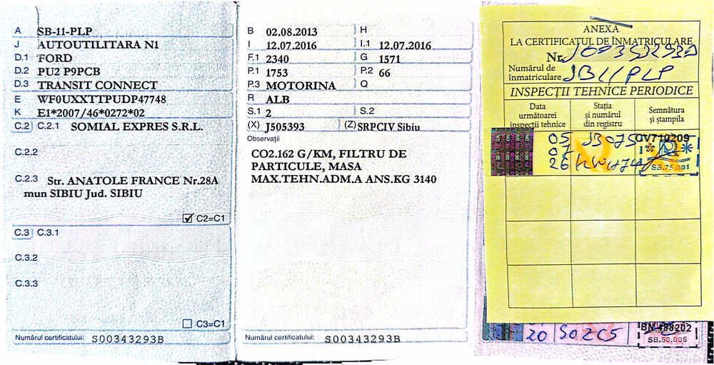 Ford transit connect LBW