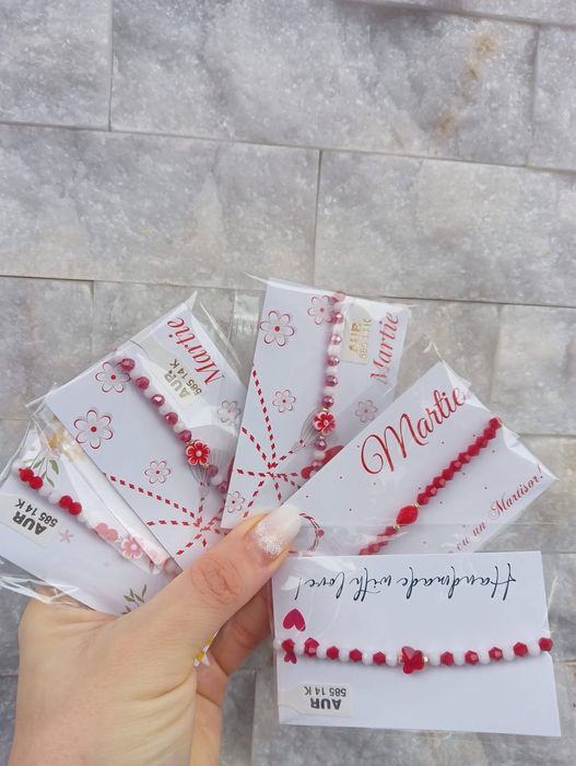 Martisoare hande made aur 14 k