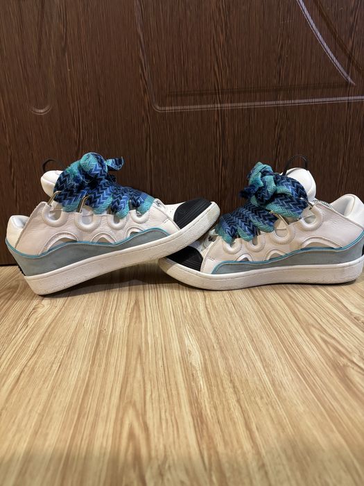 Lanvin Curb White Blue