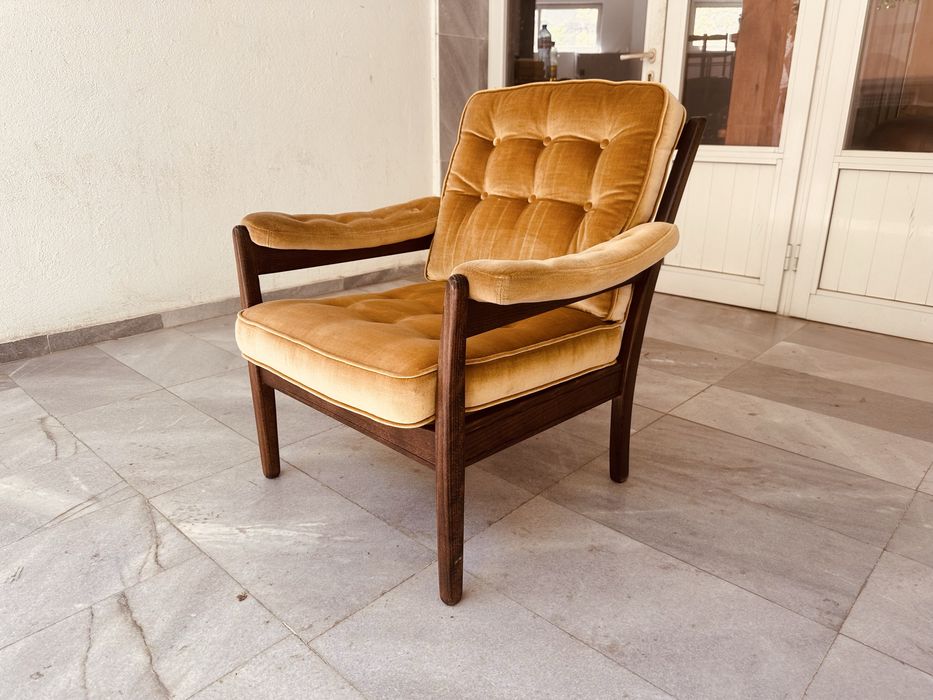 Винтидж скандинавски фотьойл – Mid Century (60-те / 70-те)
