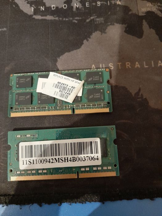8GB DDR3 1600MHZ Micron/Samsung 2X4GB