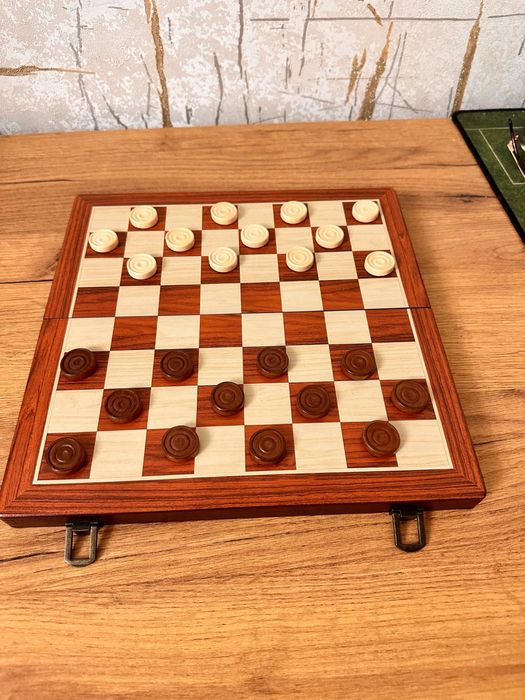 Шашки Шахматы дерево набор