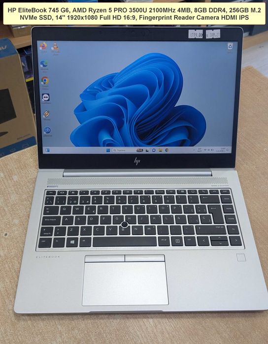 13 вида Бизнес лаптопи HP / Dell / Lenovo / Fujitsu – i5 / Ryzen, SSD, IPS + гаранция и фактура