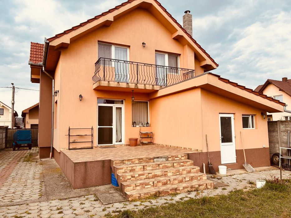 vand casa P+M complet mobilata si utilata