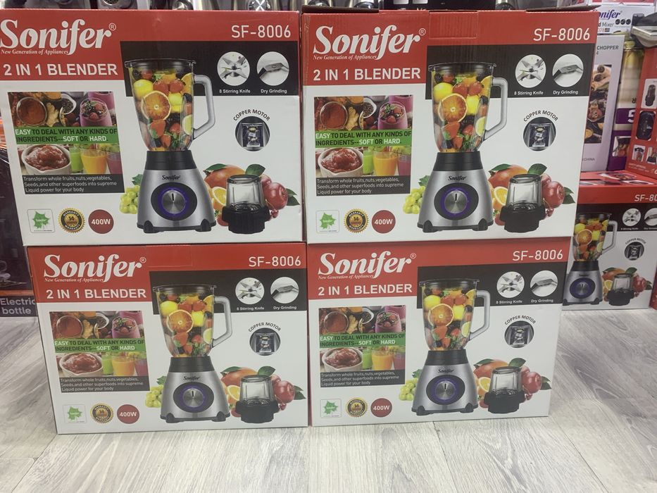 Sonifer blender 1 yil kafolat.