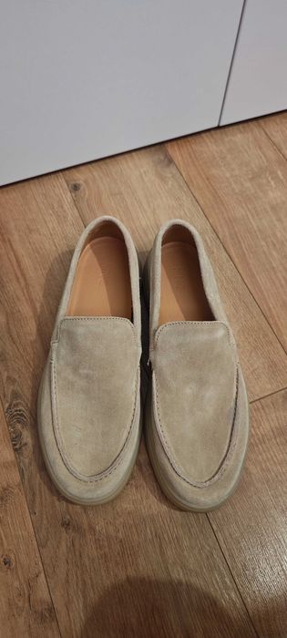 Mocasini/loafers bărbați, piele întoarsă, Mango MAN