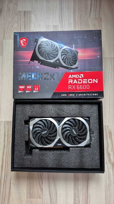 Видеокарта 6600 MSI 8Gb