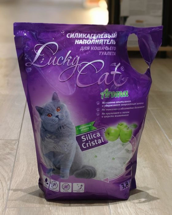 Силикагелевый наполнитель Lucky cat 3,8л
