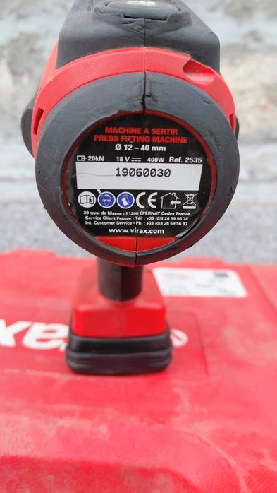 VIRAX M21+ Преса за тръби 18V