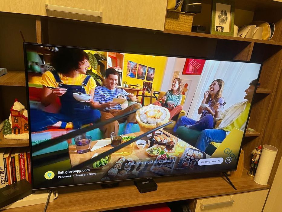 Смарт телевизор KIVI 165 см smart tv WiFi YouTube