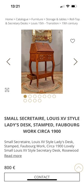 Comoda , secretaire lemn Louis
