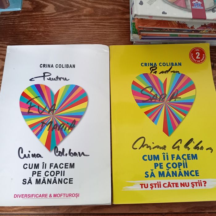 Cărți diversificare bebeluși Crina Coliban