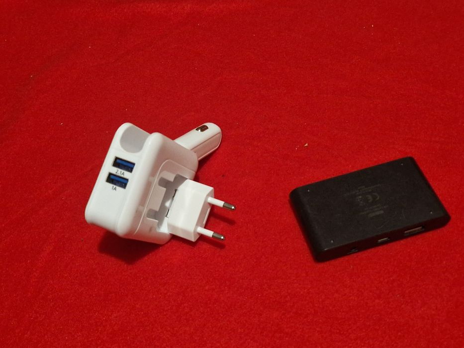 Adaptor priza si auto 3 in 1