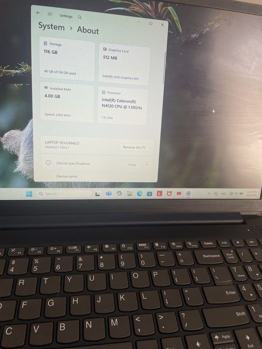 Lenovo IdeaPad Slim 3 15IAN8 | Intel N100 | 15.6 FHD | Windows 11 | Ca nou”