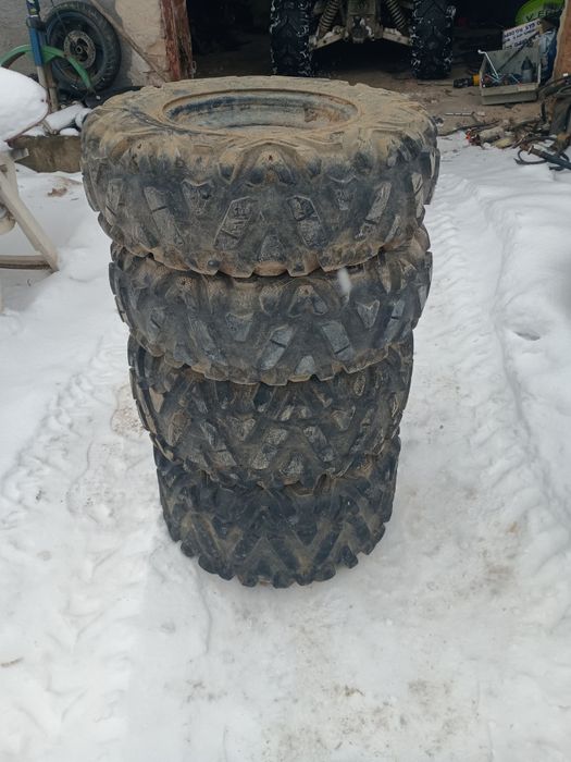 Roți ATV lihai+ punte spate completa.